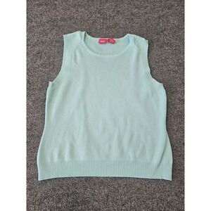 Y2K Mossimo Women's Sweater Vest Size XL Mint Green Preppy